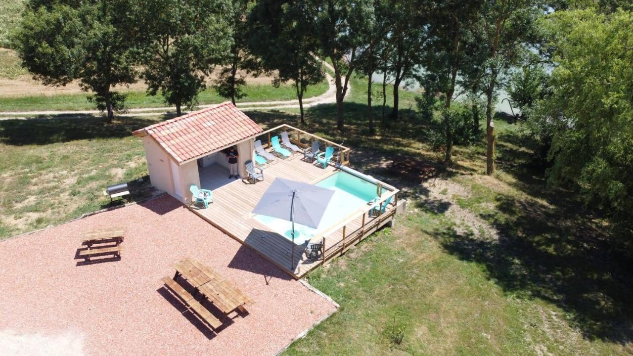 Maison De Campagne, Bord De Lac, Piscine, Billard 11 Per Plieux Luaran gambar