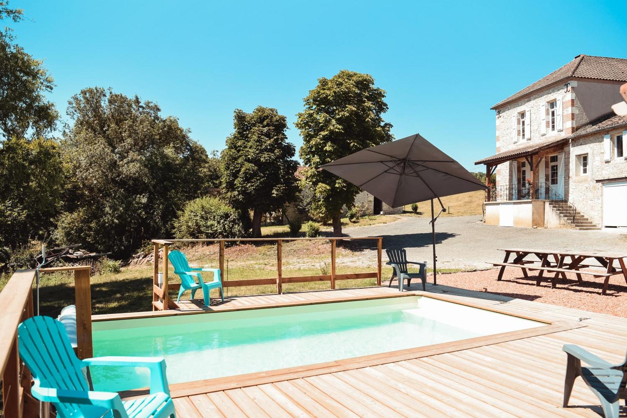 Maison De Campagne, Bord De Lac, Piscine, Billard 11 Per Plieux Bilik gambar